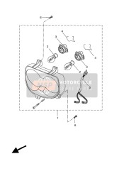 9016705X0200, Vis,  Tete Fraisee, Yamaha, 2